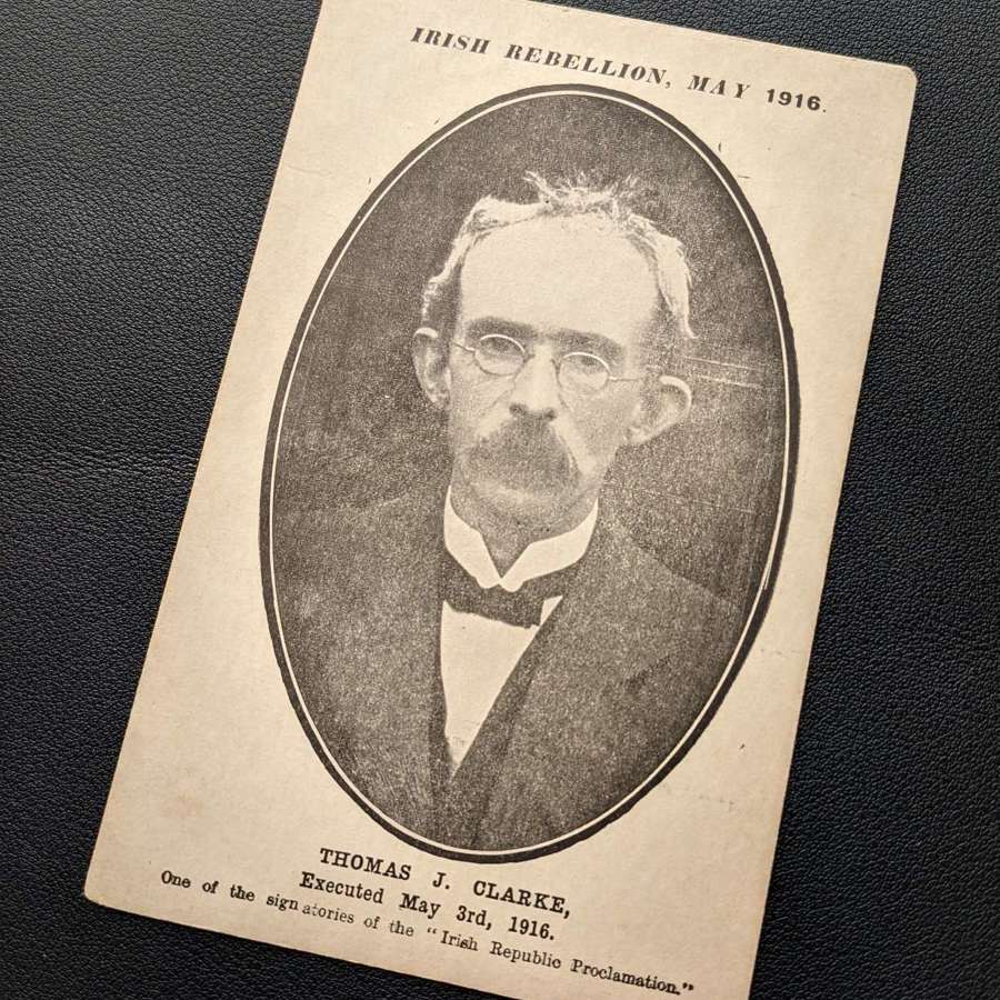 Irish Rebellion Leaders Series Postcard "Thomas J. Clarke"