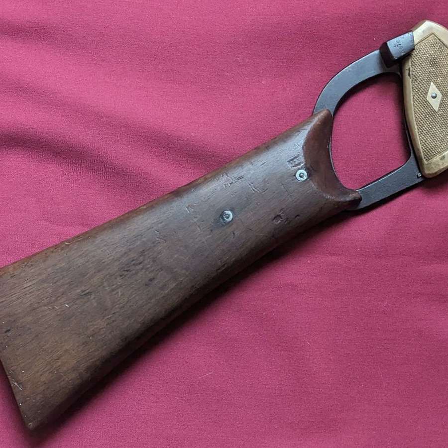 Extremely Rare WWI Shoulder Stock for MKVI Webley Revolver