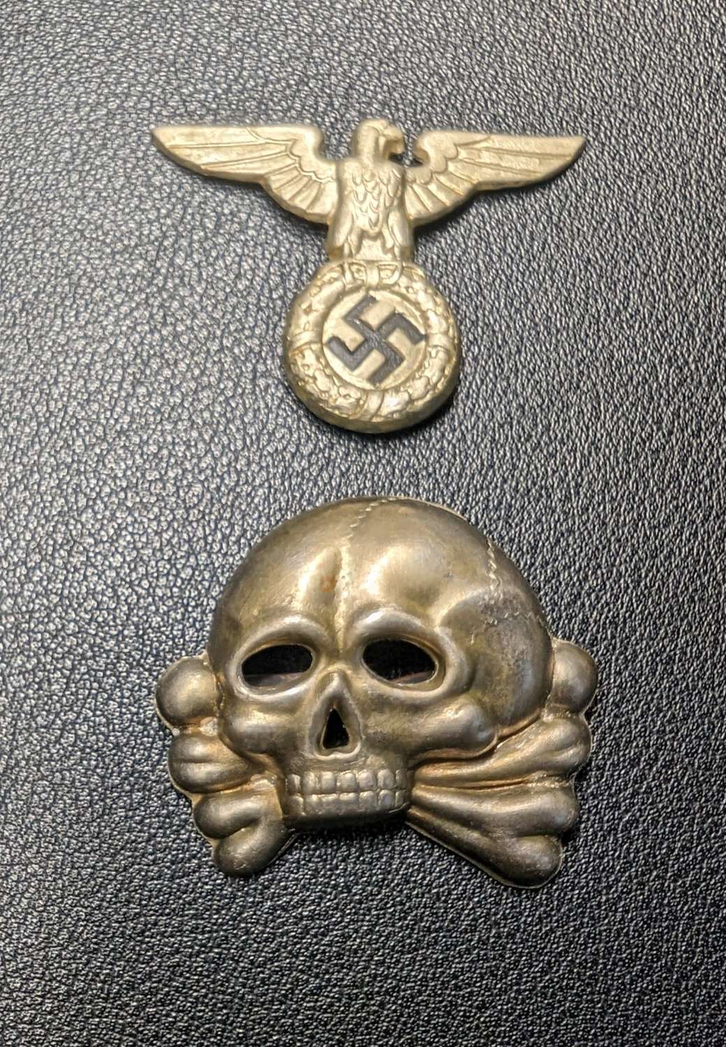 Allgemeine SS Cap First pattern Eagle & Skull