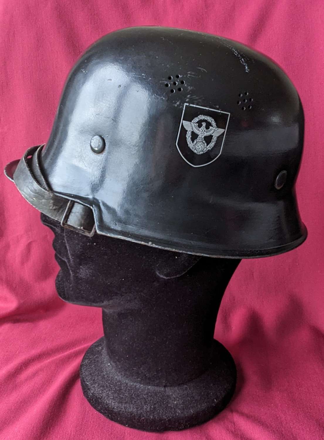 M34 German Fire Police Helmet 