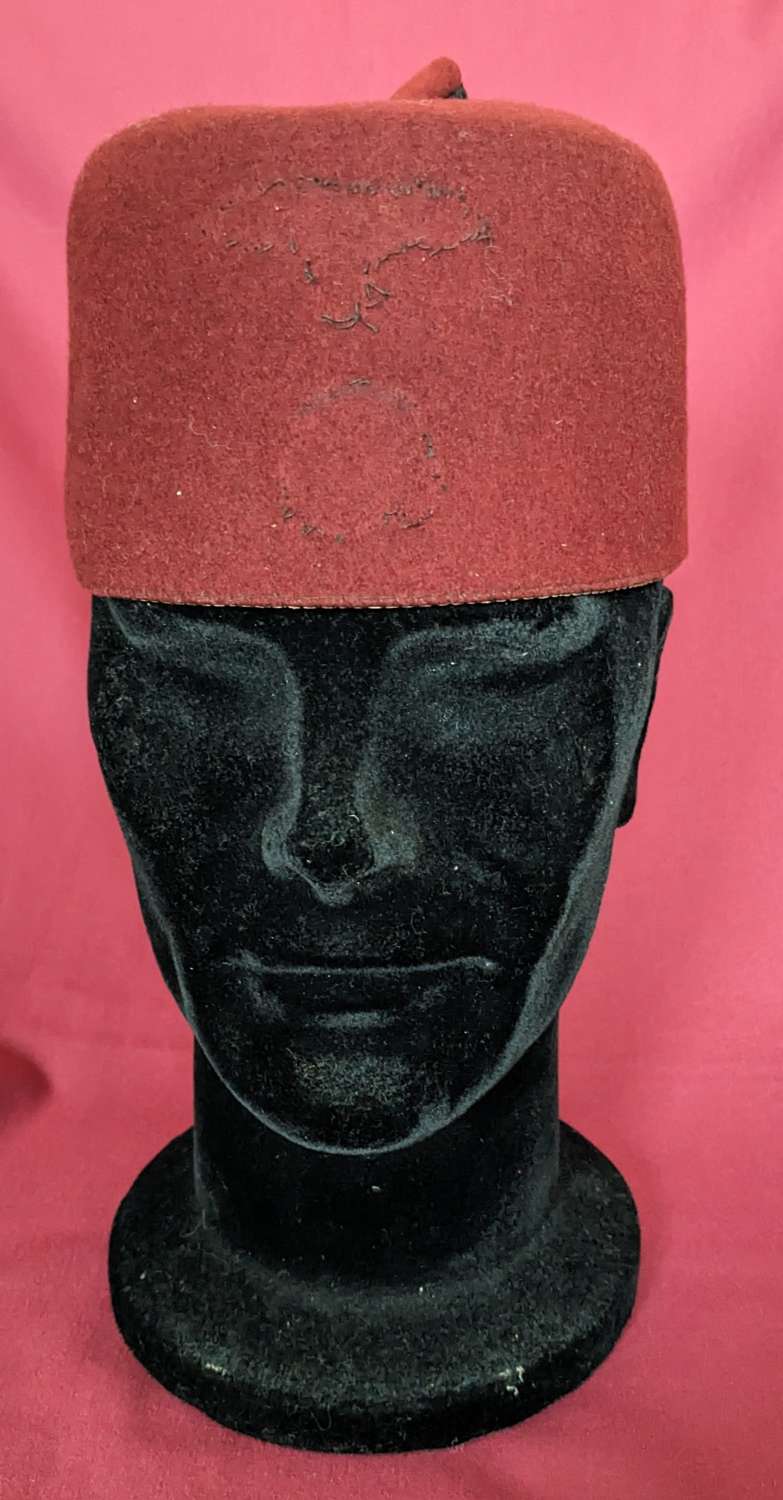 13th Mountain Division of the SS Handschar (1st Croatian) Maroon Fez 