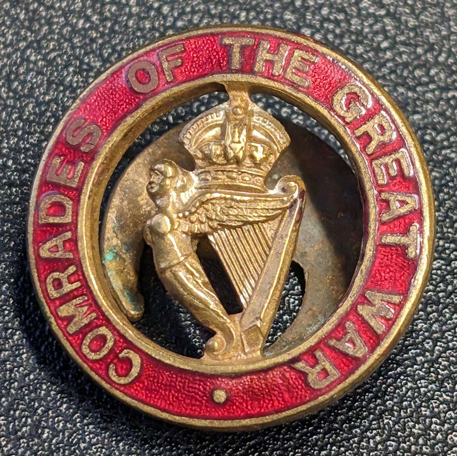 Irish Comrades Of The Great War Membership Badge
