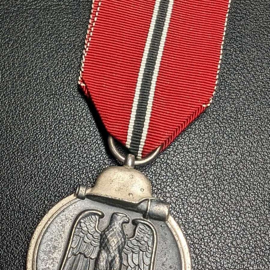 Eastern Front Medal 1941/42 Maker Marked "10"