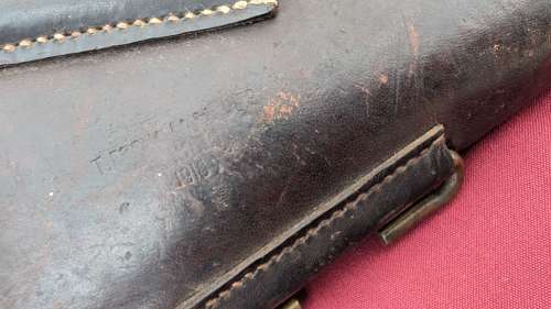 1916 Dated British Open Top Webley Holster