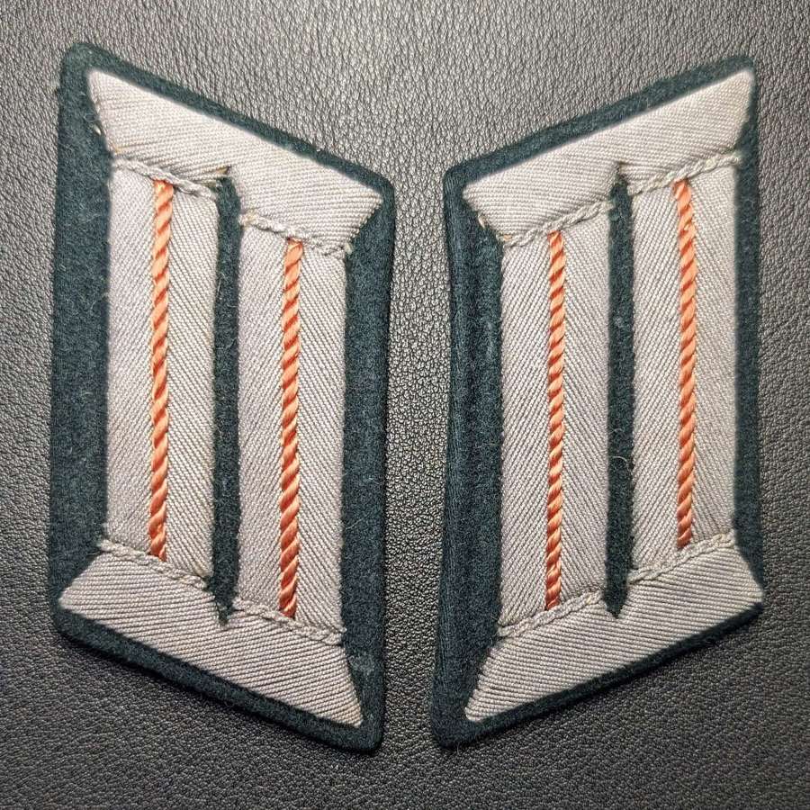 WWII German Nebelwerfer Officers Collar Tabs