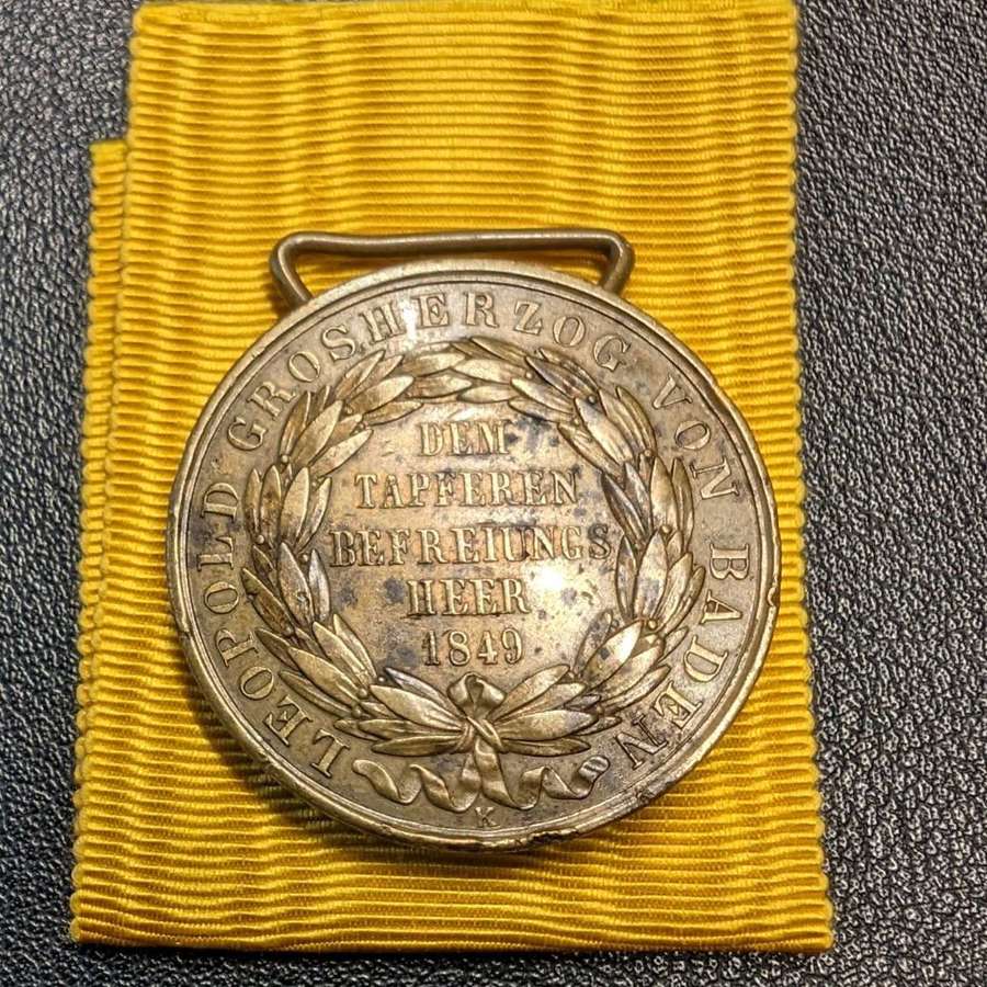 Baden Commemorative Medal 1849&nbsp;