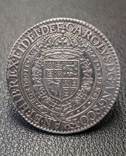Charles I Shilling or Medalet in Silver 1st Pattern 1628