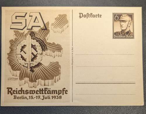 SA Competition Related Postcard 1938