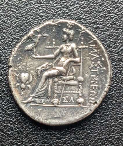 Silver Didrachm Head of Amastris-Aphrodite Nikephoros 285BC