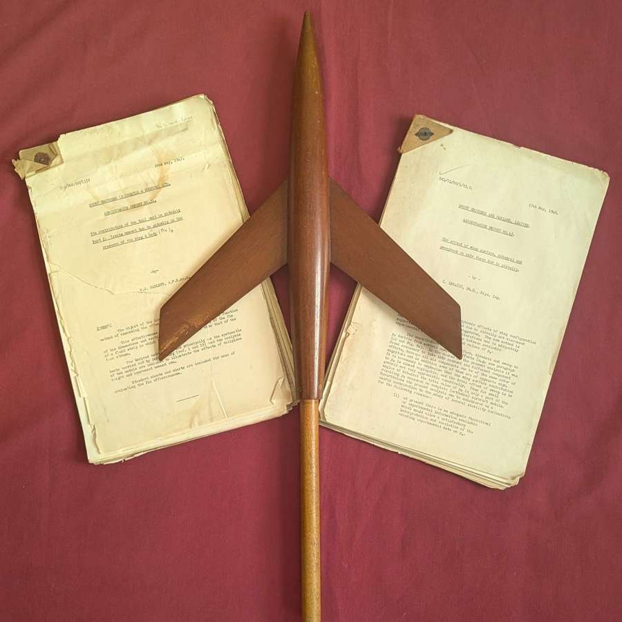 Post War Aerodynamics Reports & Model Short Brothers Belfast
