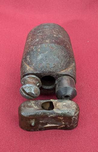 WWI French Rifle Grenade & Transport Cover