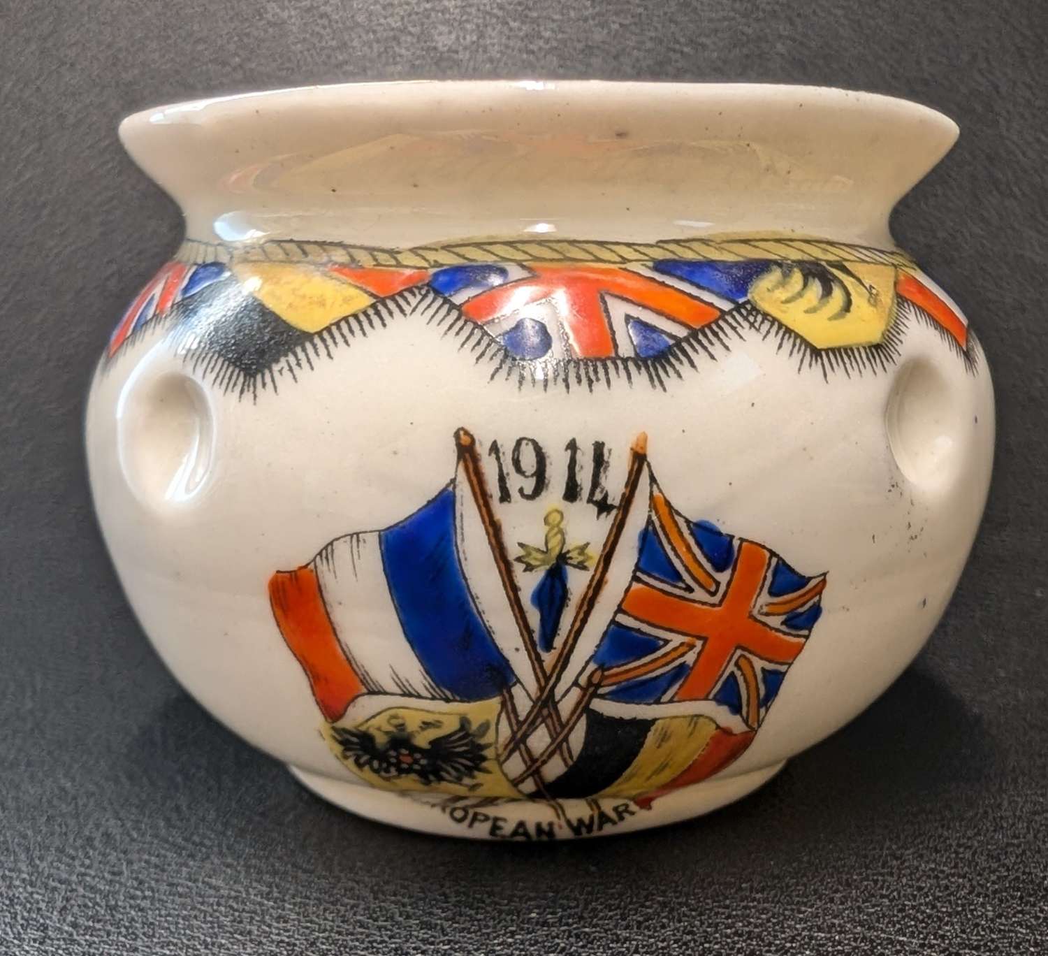 WWI Celebration Bowl By Corona China