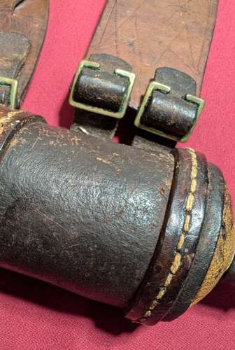 Crimean War Period British Military Shot Flask & Hanging Strap