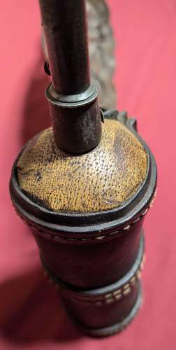 Crimean War Period British Military Shot Flask & Hanging Strap