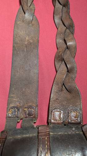 Crimean War Period British Military Shot Flask & Hanging Strap
