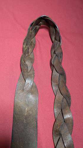 Crimean War Period British Military Shot Flask & Hanging Strap