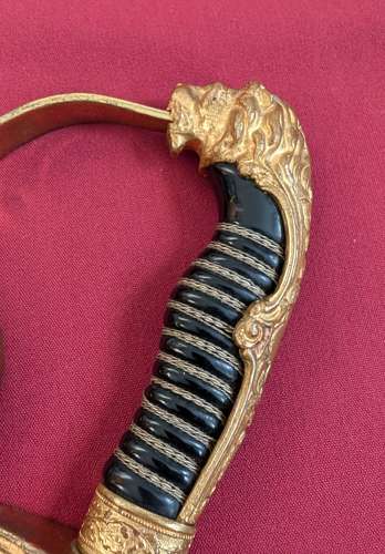 Deutsche Heer Officers Lionhead Dress Sword