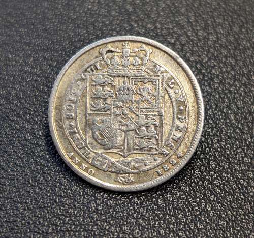 George IV 1824 Silver Six Pence Piece