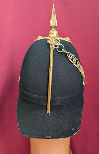 Royal Irish Regiment Officers Home Service Blue Cloth Helmet