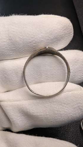 Silver Imperial German  Patriotic Ring