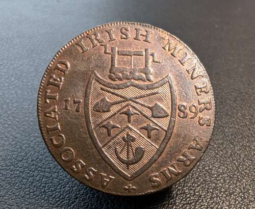 1789 Irish Candor Token Wicklow 