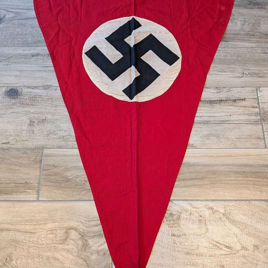 NSDAP Double Sided Triangular pennant National Flag