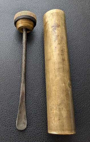 Early 20th Century Brass 303 SMLE Oil Bottle