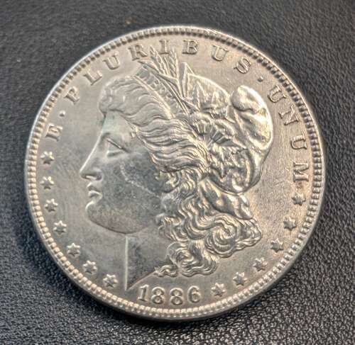 US Silver Morgan Dollar 1886