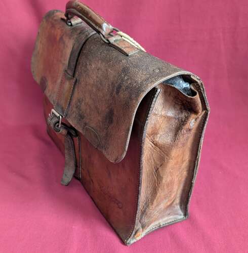 Reichsluftfahrtministerium RLM Brown Leather Document Briefcase