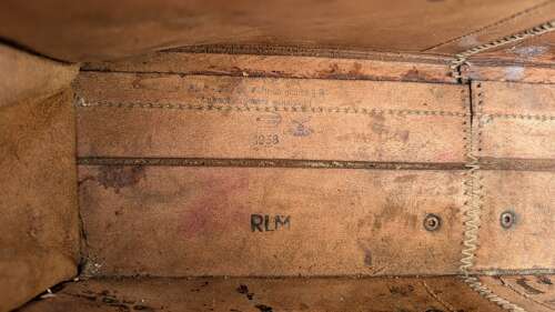 Reichsluftfahrtministerium RLM Brown Leather Document Briefcase