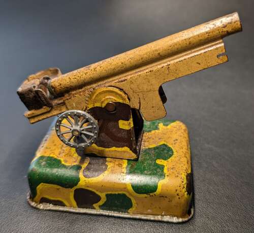 German  Anti-Aircraft Gun Tinplate Toy