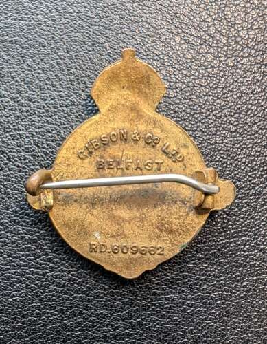 Signing The Covenant Sept 28th 1912 Badge Pin Back
