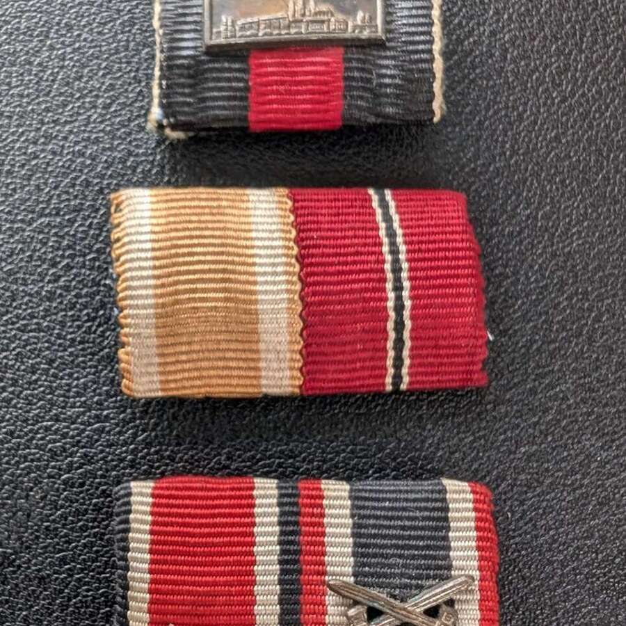 3 WWII German Ribbon Bars