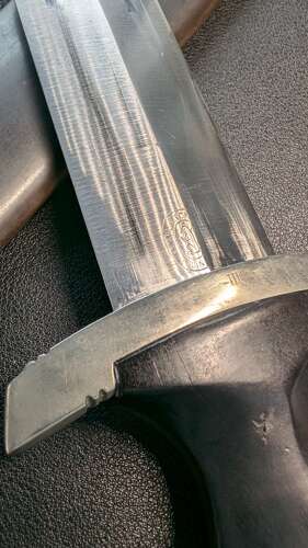 Numbered SS Ground Röhm Dagger by Carl Eickhorn
