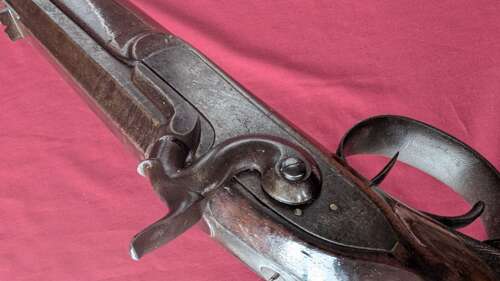 Early 19th Century Full Stock US Plains Rifle Marked