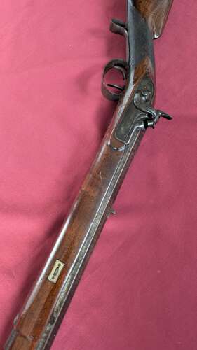 Early 19th Century Full Stock US Plains Rifle Marked