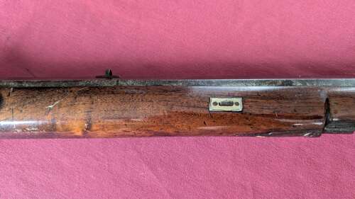 Early 19th Century Full Stock US Plains Rifle Marked