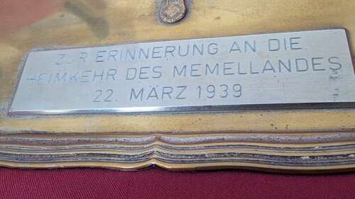Third Reich Commemoration Plaque