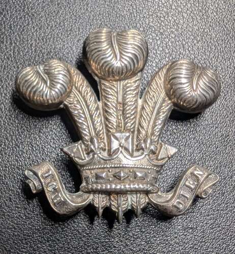 12th Lancers Officers Silver Sleeve Badge