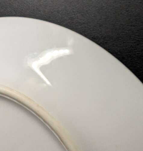 Third Reich KPM Main Course Ceramic Plate With Gold Leaf Logo