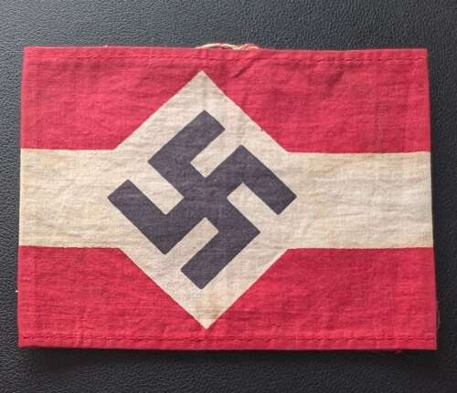 Late War Screen Printed Hitler Youth 
