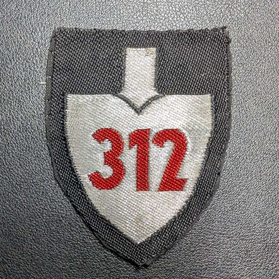Reichsarbeitsdienst 312 Officers Sleeve Unit Patch M&uuml;nchen