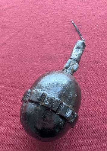 M17 Imperial German Egg Grenade & Detonator Stalk