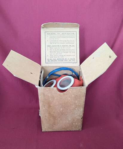Mint Boxed WWII Child's Gas Mask