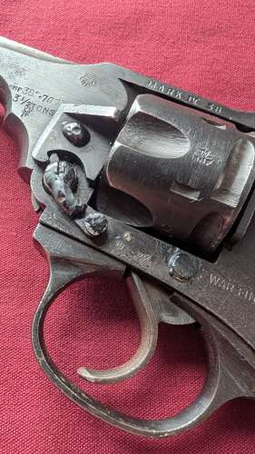 Webley 0.38 Revolver WWII Issued