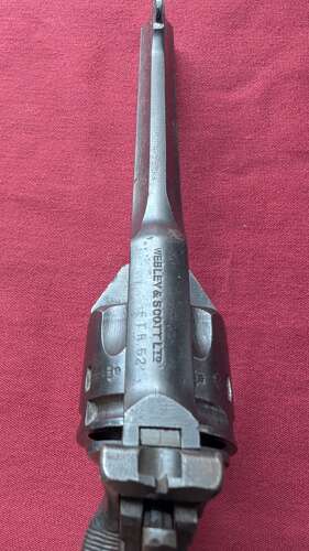 Webley 0.38 Revolver WWII Issued