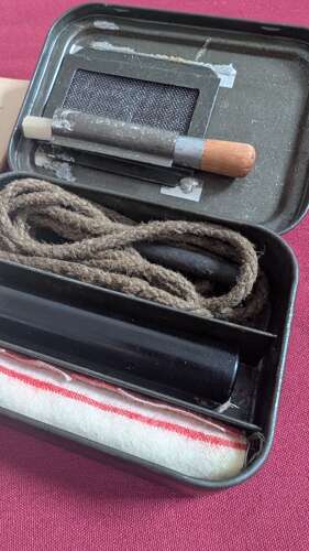 WWII No4 Enfield Rifle Cleaning kit & Booklet