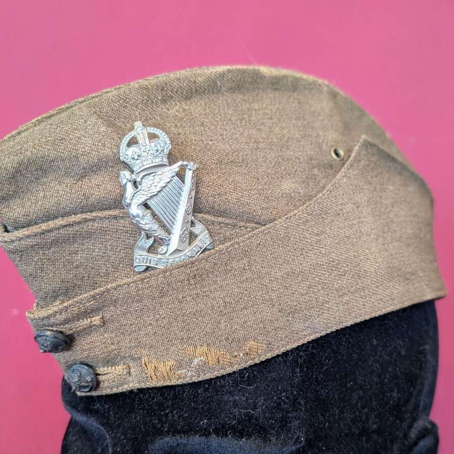 WWII Royal Ulster Rifles Garrison Side Cap