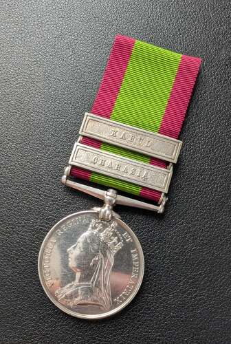 2nd Afghanistan War 1878-79-80 Two Campaign Bars 67th of  Foot