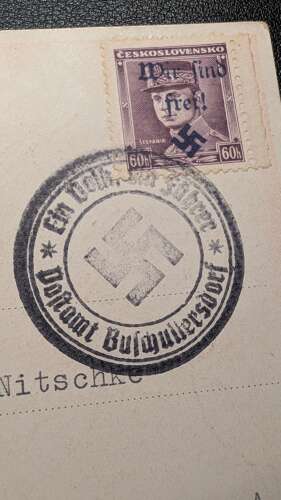 Ein Reich Ein Volk Ein Führer Postcard